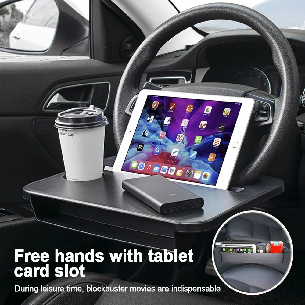 Desk Setup Equipment - Multi-used Car Tray Laptop Desk Pad