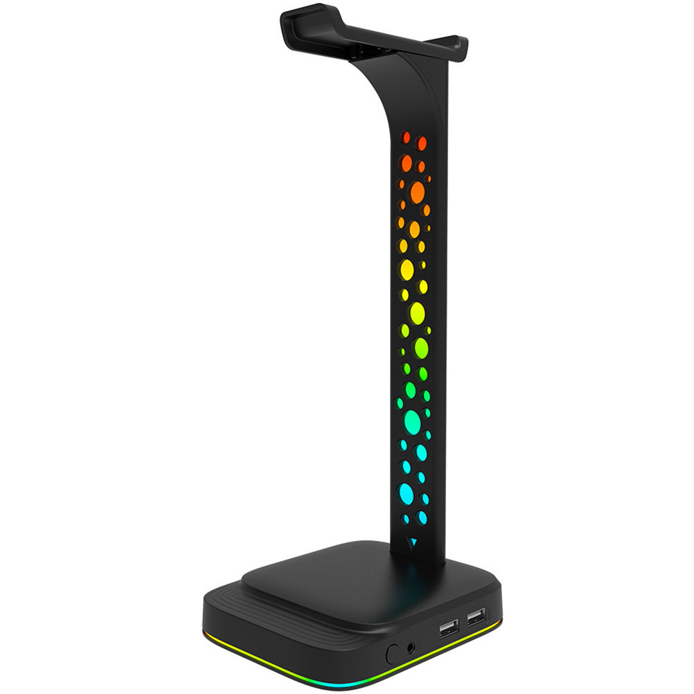 Desk Setup Headphones - Earphone Stand Headset Stand Rgb USB