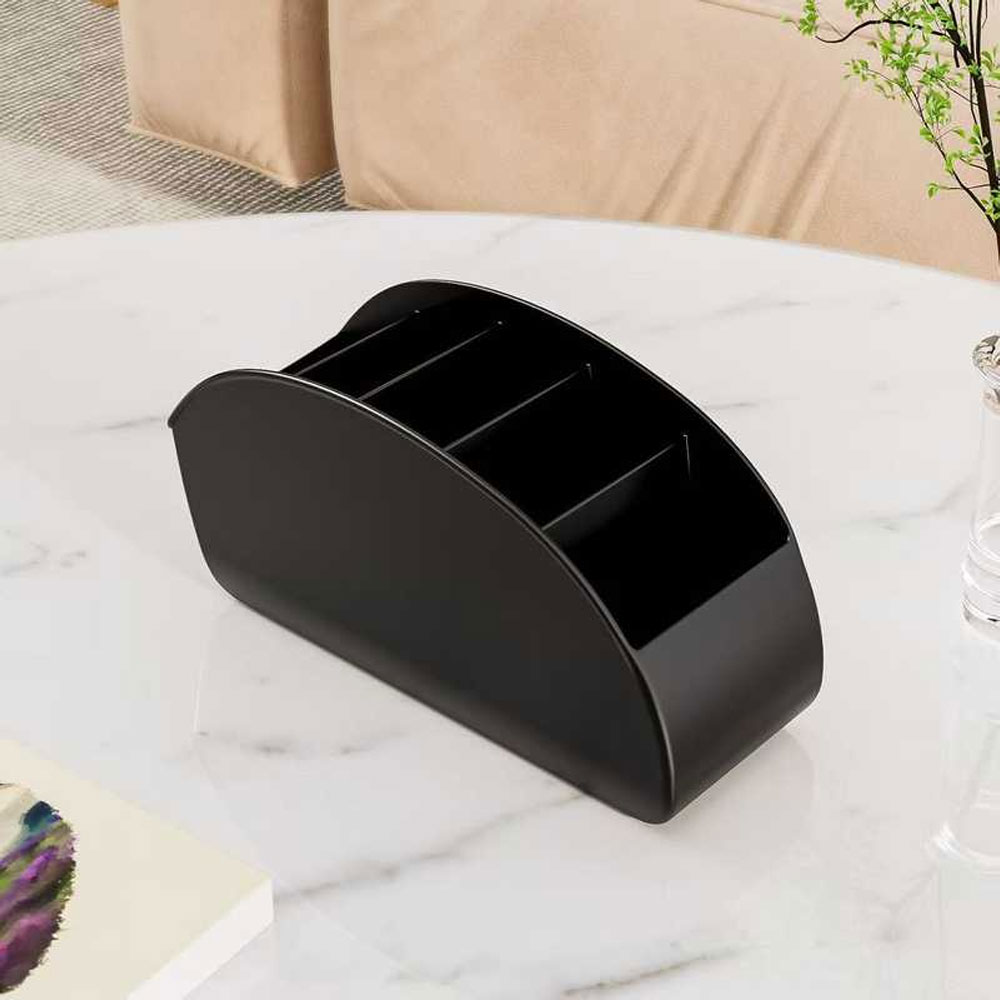 Desk Setup Equipment - Multi-Compartment Remote Control Storage Box, Multifunctional