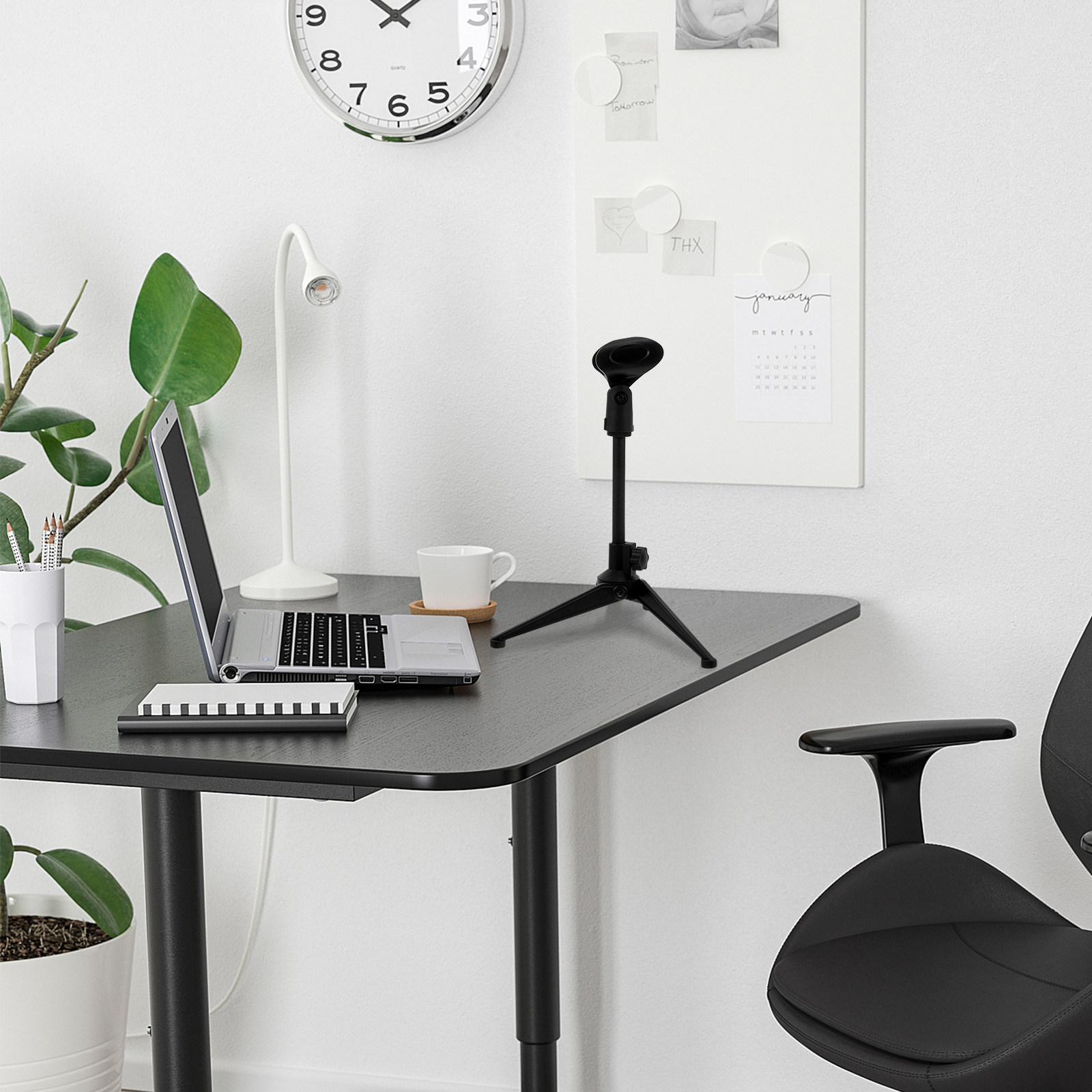 Desk Setup Streaming - Microphone Stand Desk Tripod with Clip