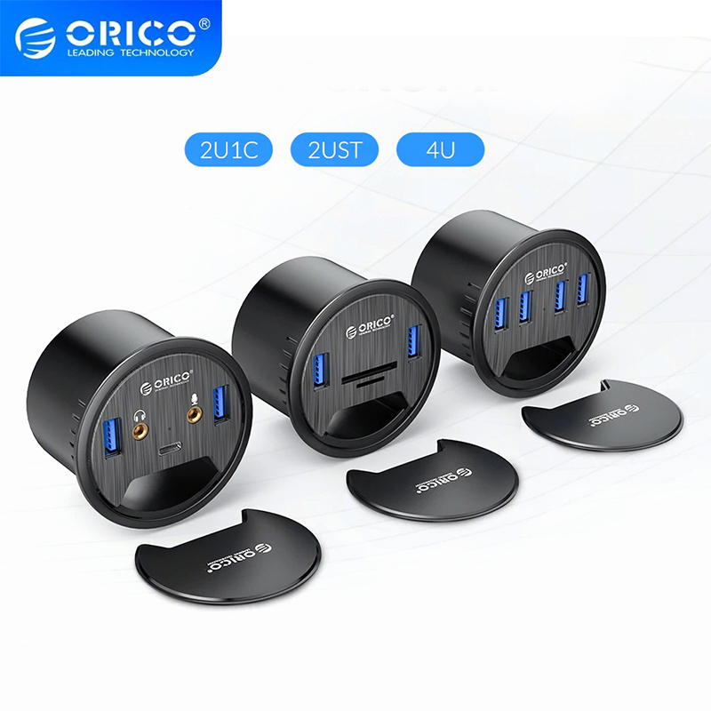 Desk Setup Hub - ORICO 5Gbps High-Speed USB HUB Splitter