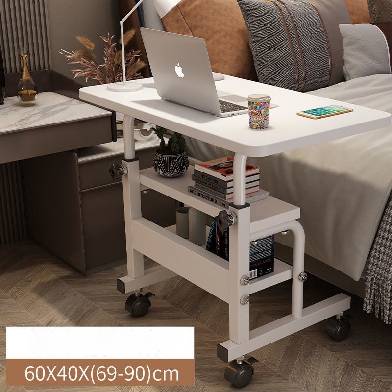Movable small table, bedside t - огляд і ціна Desk Setup Minimalist