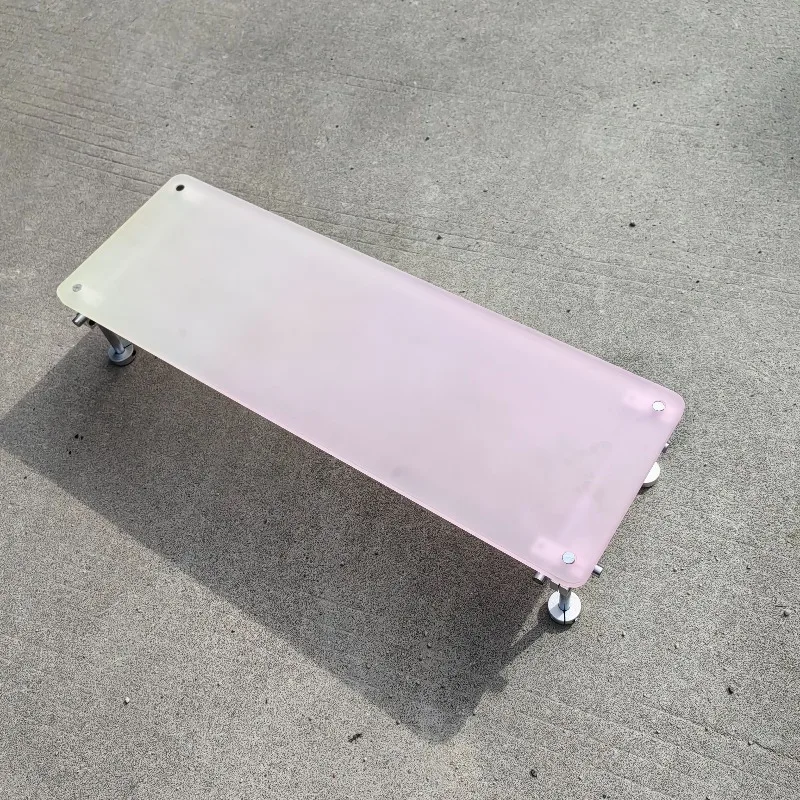 ‌Aesthetic Pink Gradient Acryl - огляд і ціна Desk Setup Laptop And Monitor