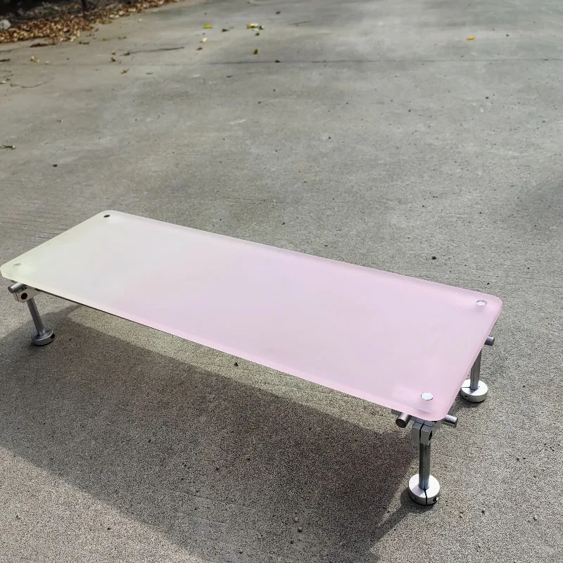 ‌Aesthetic Pink Gradient Acryl - огляд і ціна Desk Setup Laptop And Monitor