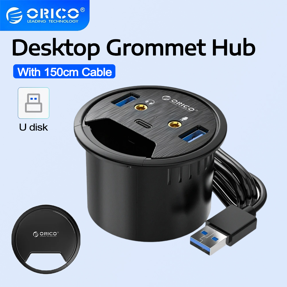 ORICO Desktop Grommet USB 3.0  - огляд і ціна Desk Setup Hub