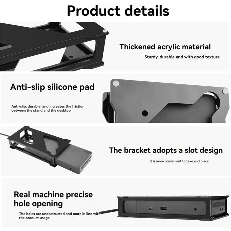 Under Desk Acrylic Holder For  - огляд і ціна Desk Setup Hub