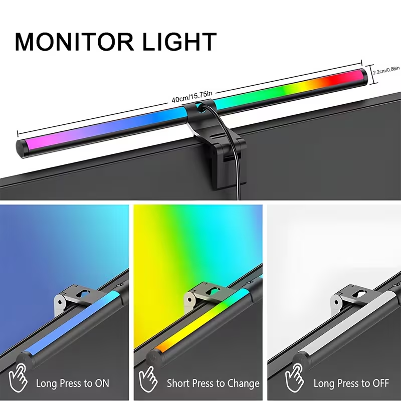 Monitor Light Bar RGB Lightbar - огляд і ціна Desk Setup Equipment