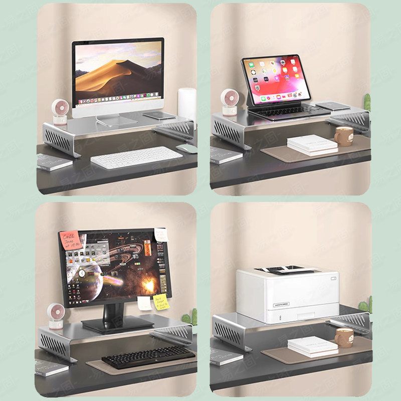 Computer Monitor Stand Riser E - огляд і ціна Desk Setup Laptop And Monitor