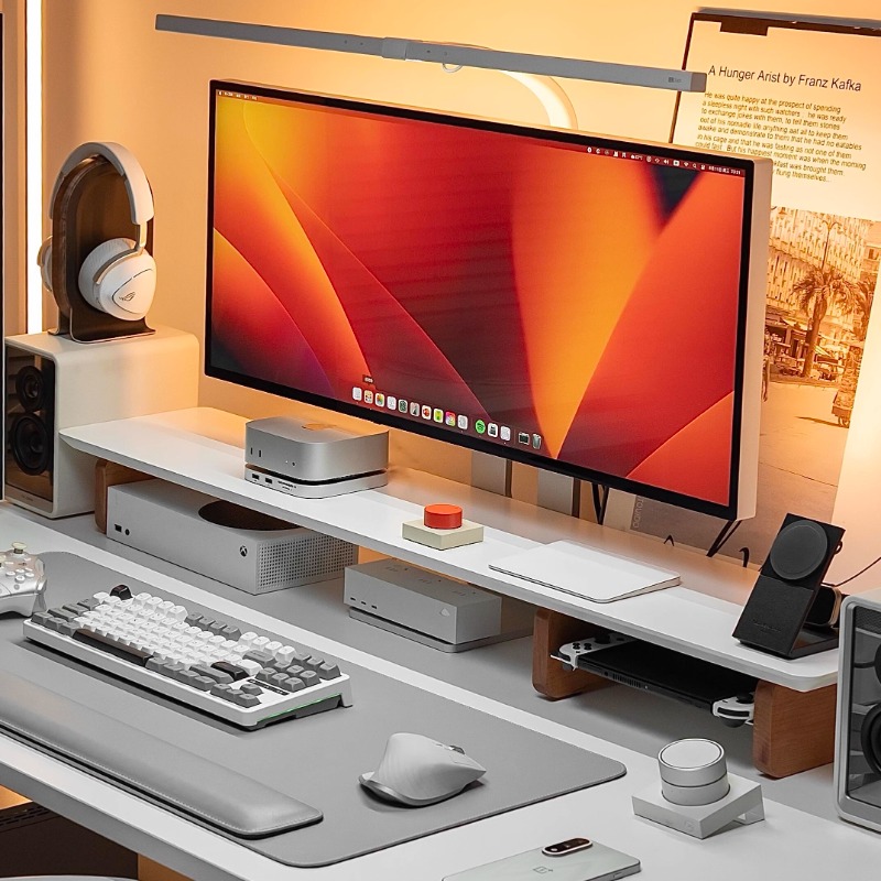 Modern Monitor Riser Stand Erg - огляд і ціна Desk Setup Laptop And Monitor