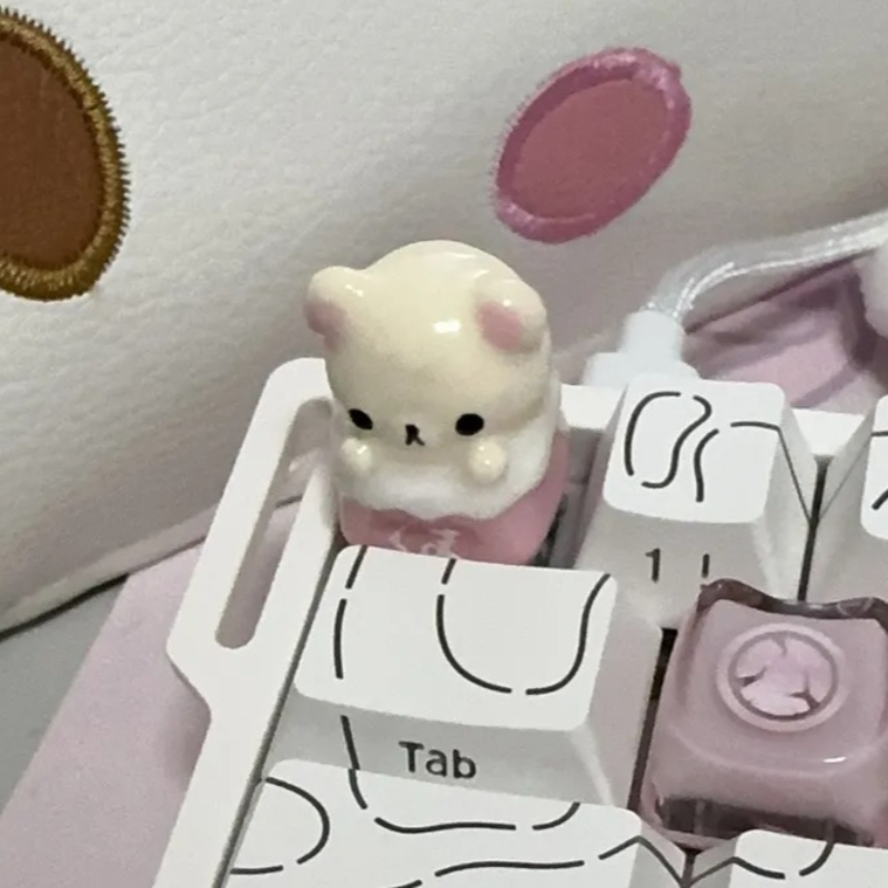 Kawaii Rilakkuma Keycaps Relax - огляд і ціна Desk Setup Equipment