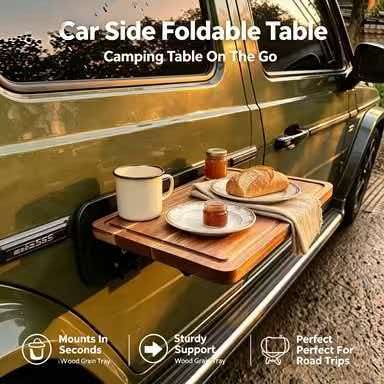 Outdoor Camping Picnic Car Sid - огляд і ціна Desk Setup Equipment