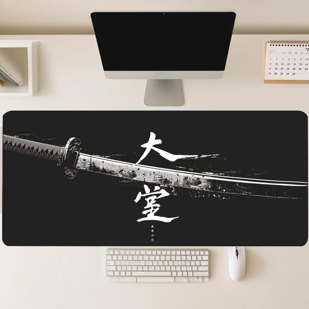 Desk Mat Japanese Samurai Kata - огляд і ціна Work Desk Home Setup