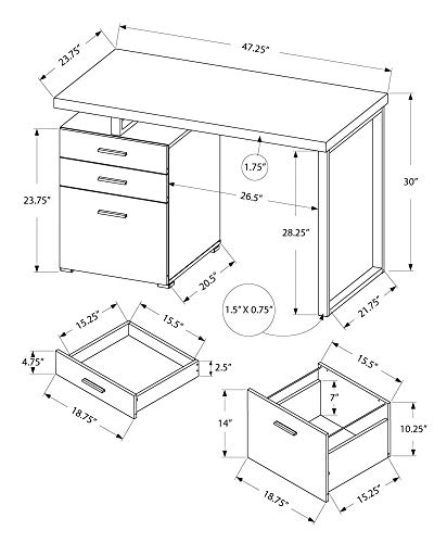 I 7646 Computer Desk, Home Off - огляд і ціна Work Desk Home Setup