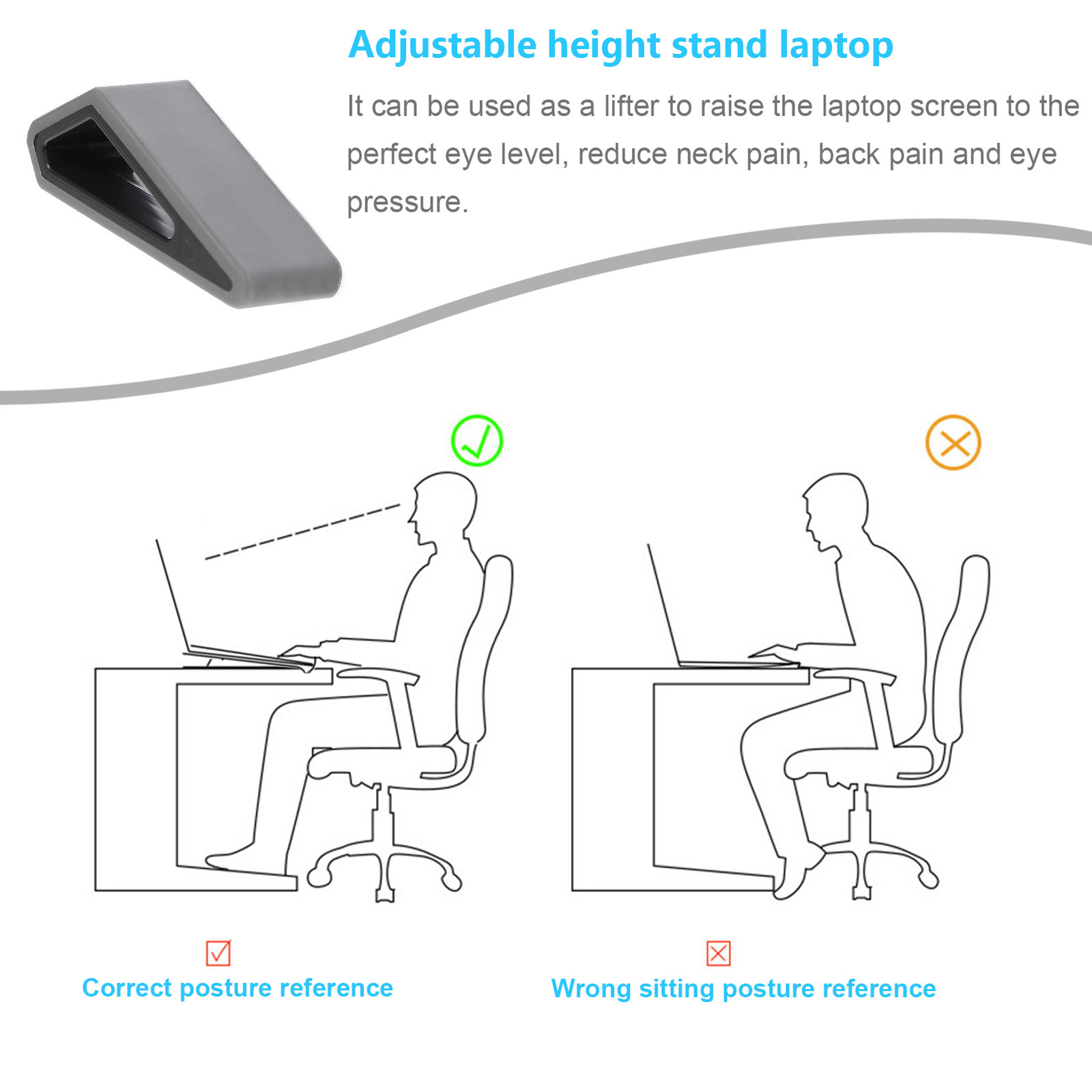 2Pcs Laptop Stand Notebook Ris - огляд і ціна Desk Setup Designer