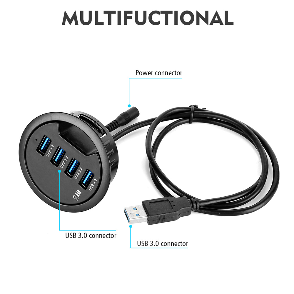 USB Desk Hub USB3.0 HUB With 2 - огляд і ціна Desk Setup Hub