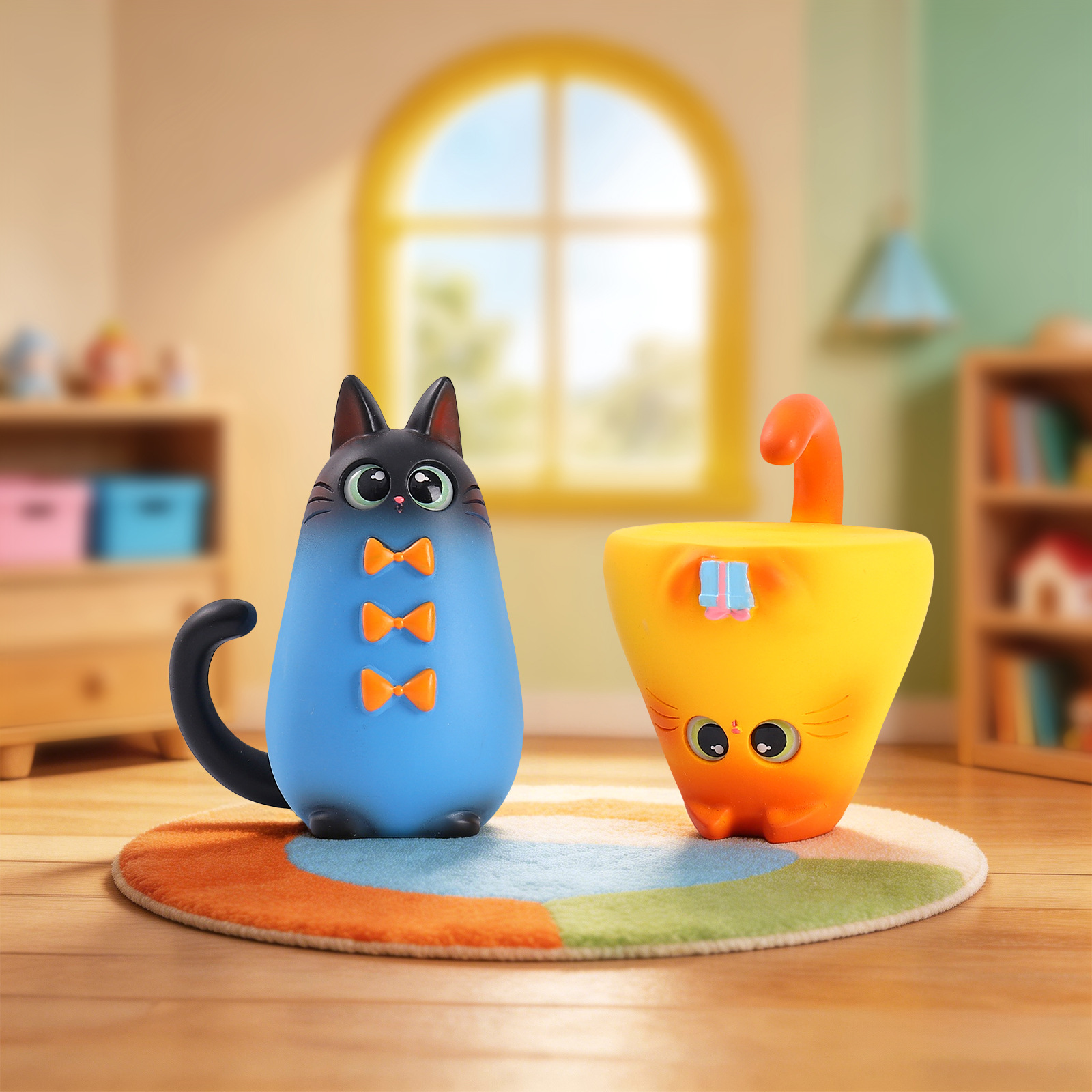 Blind Box Cat Figurine Resin C - огляд і ціна Desk Setup Equipment