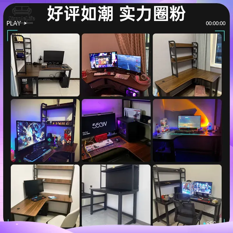 Corner Gaming Desk Computer De - огляд і ціна Desk Setup Laptop And Monitor