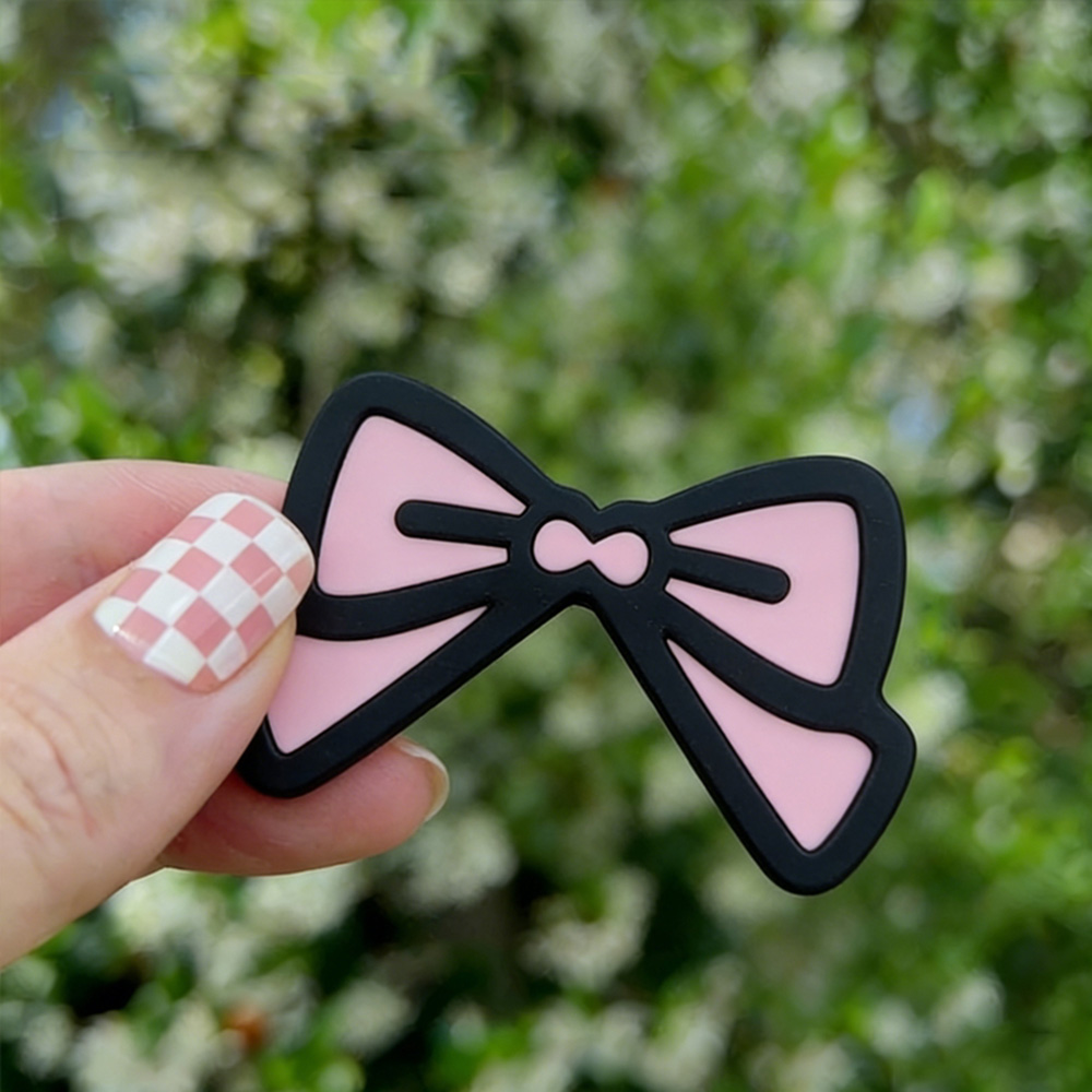 Cute Pink Bow Monitor Decor Ka - огляд і ціна Desk Setup Laptop And Monitor