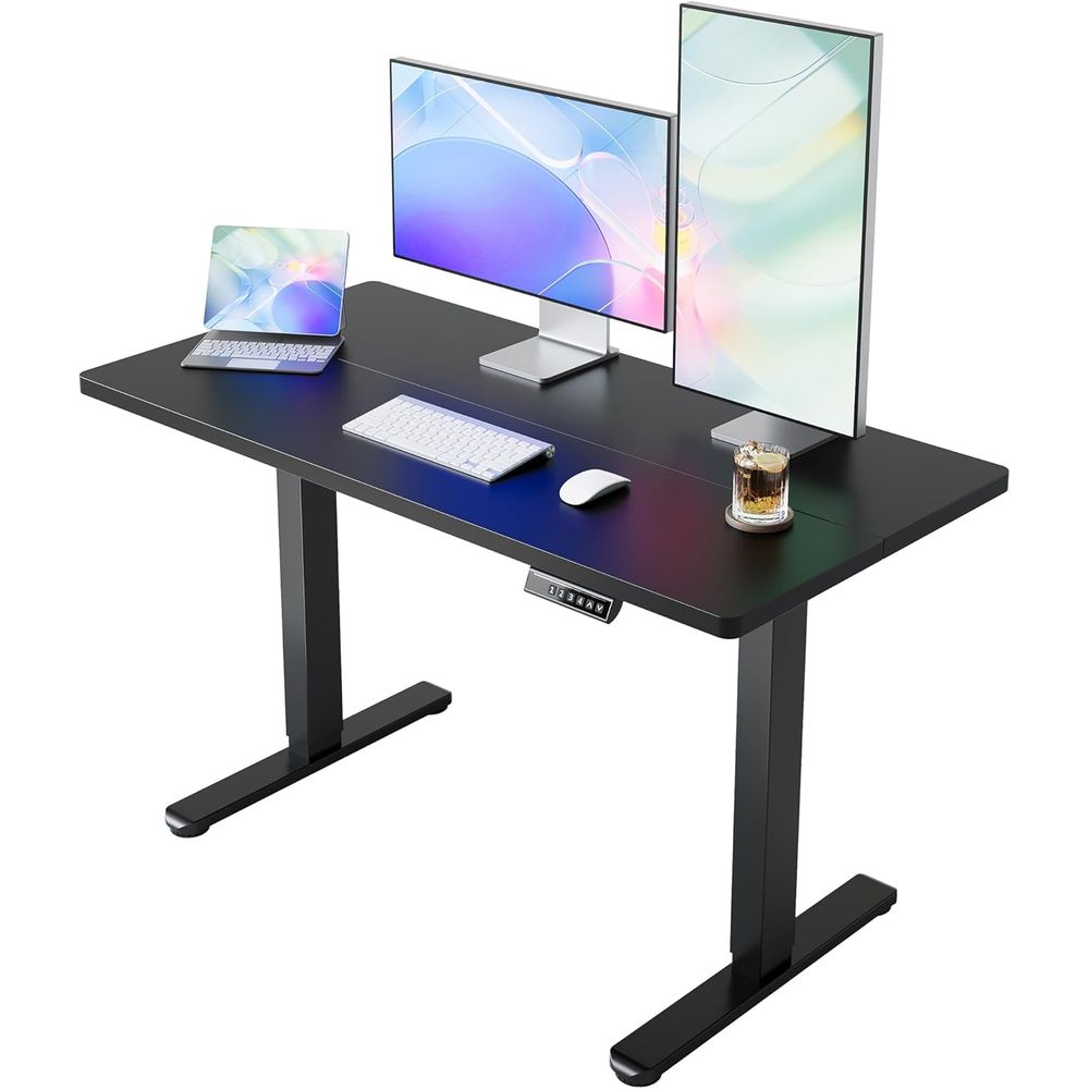 55 x 28 inch Electric Standing - огляд і ціна Work Desk Home Setup