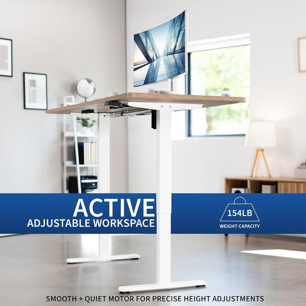 Electric 71 x 30 inch Stand Up - огляд і ціна Desk Setup Kit