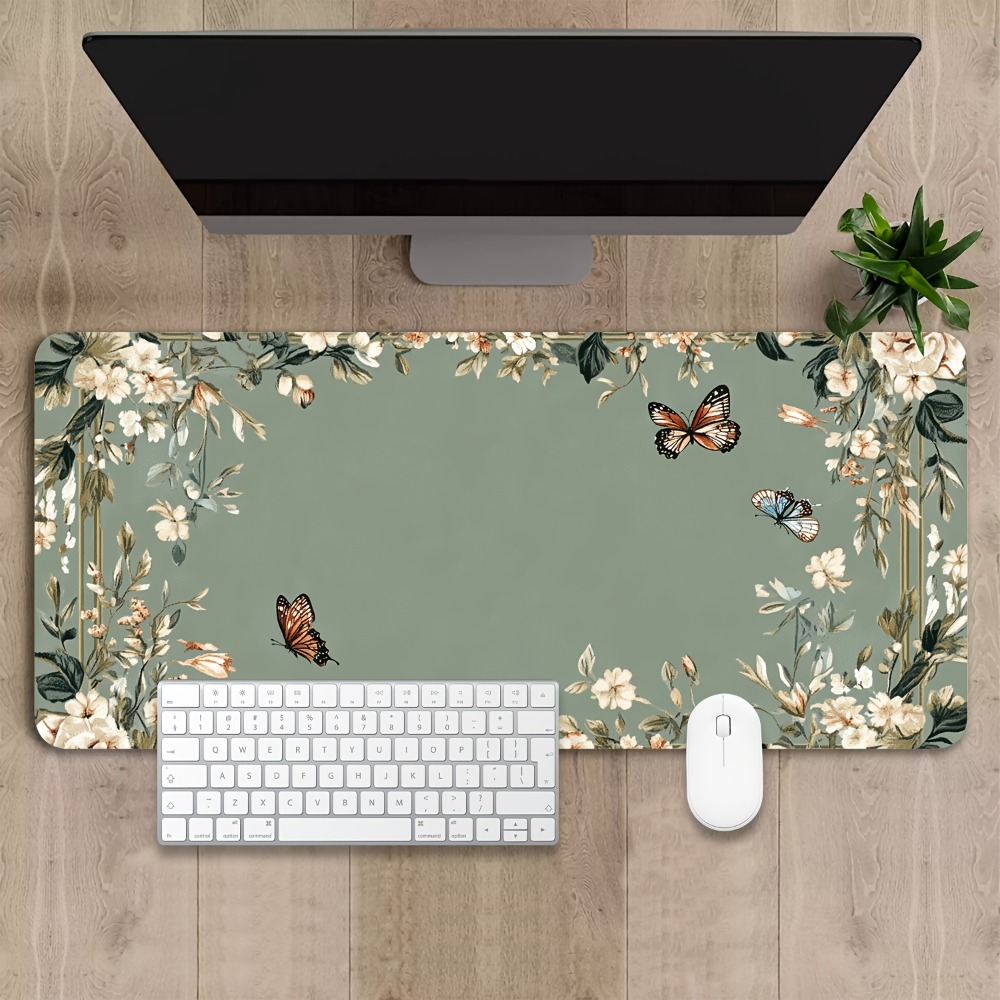 Plant table mat with butterfly - огляд і ціна Desk Setup Designer