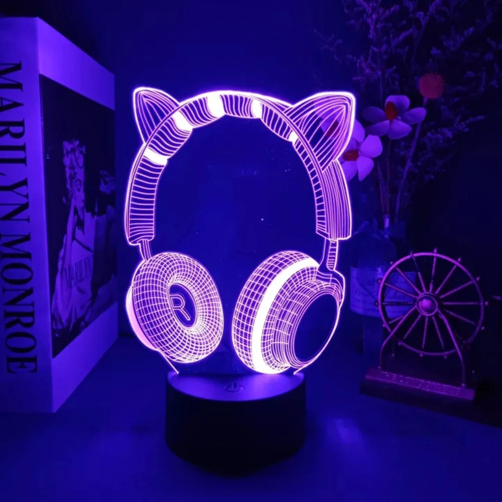 New Headphones 3D Illusion Nig - огляд і ціна Desk Setup Headphones