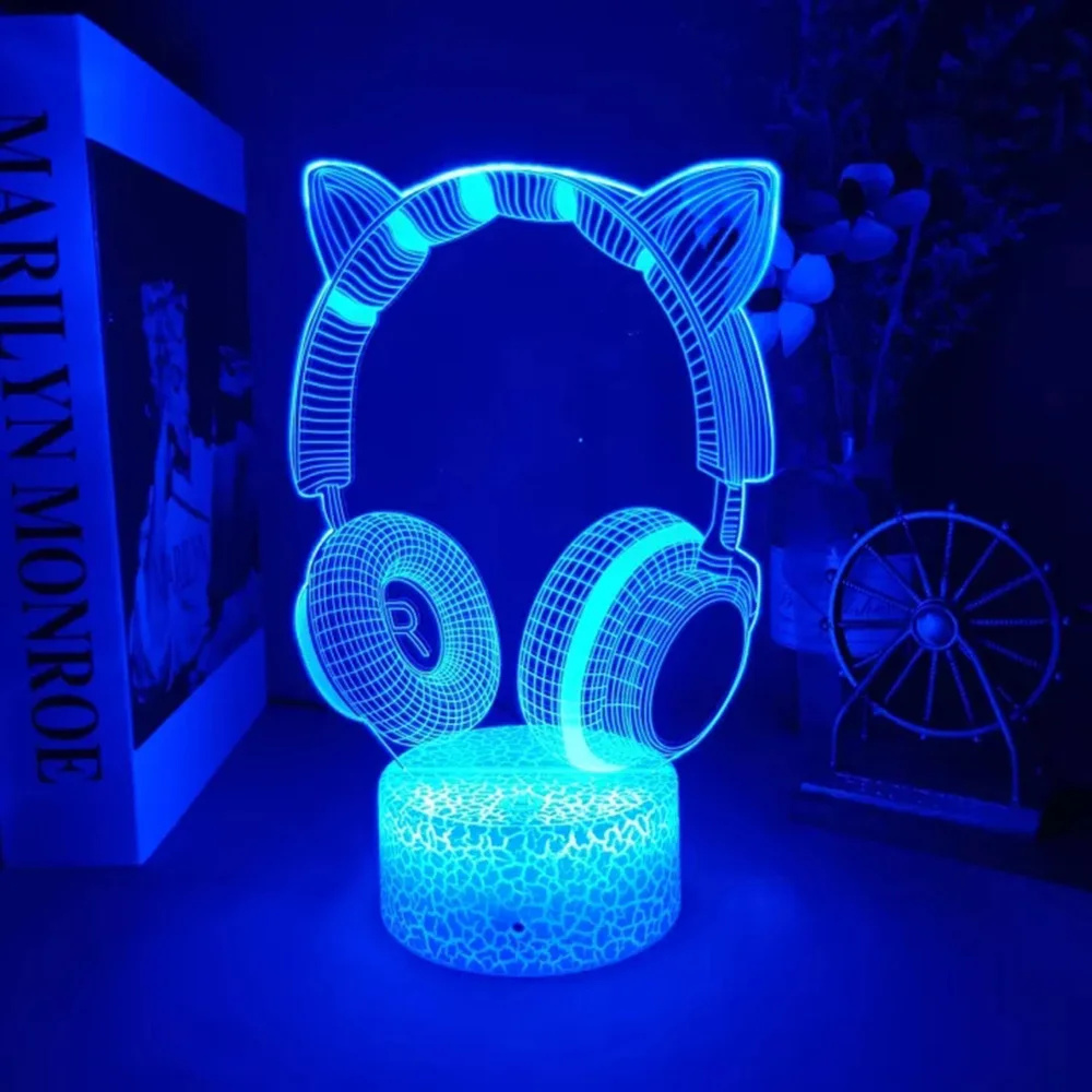 New Headphones 3D Illusion Nig - огляд і ціна Desk Setup Headphones