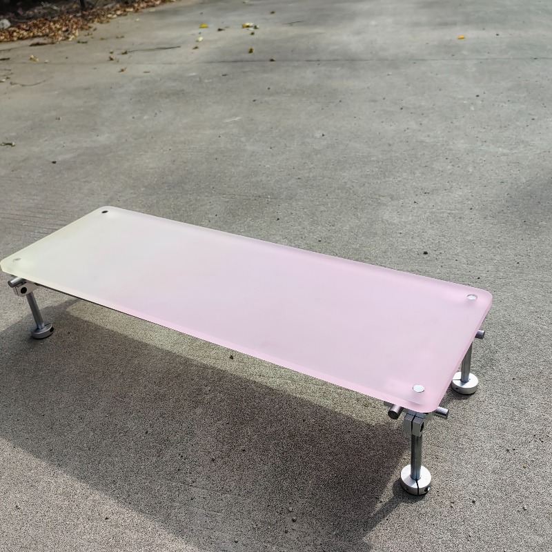 ‌Aesthetic Pink Gradient Acryl - огляд і ціна Desk Setup Laptop And Monitor
