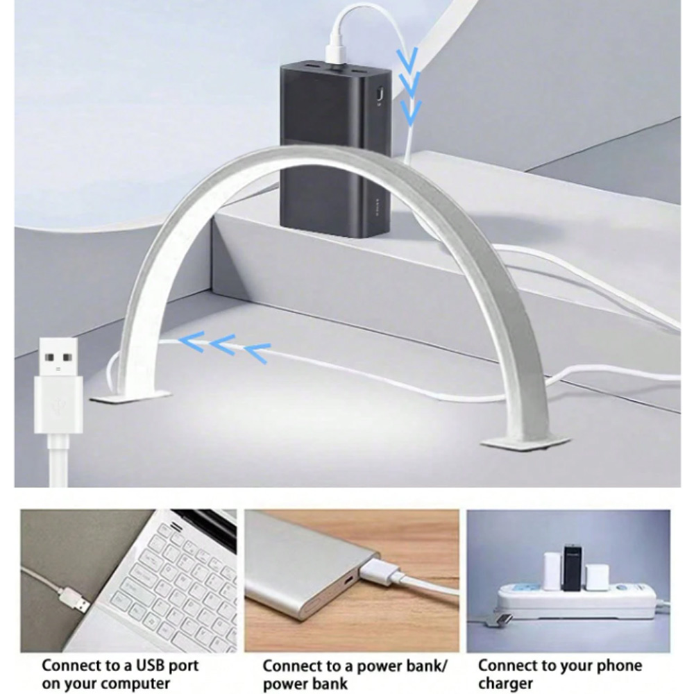Nail Lamp 40/66CM Fill Light U - огляд і ціна Desk Setup Equipment