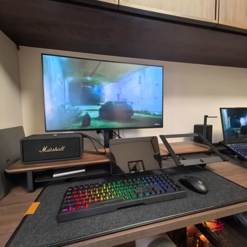 Modular Monitor Riser Stand Er - огляд і ціна Desk Setup Laptop And Monitor