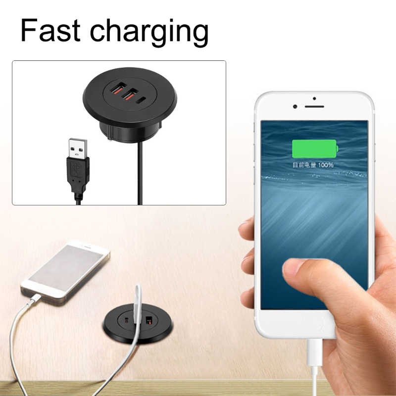 Embedded USB Type C Charging S - огляд і ціна Desk Setup Hub
