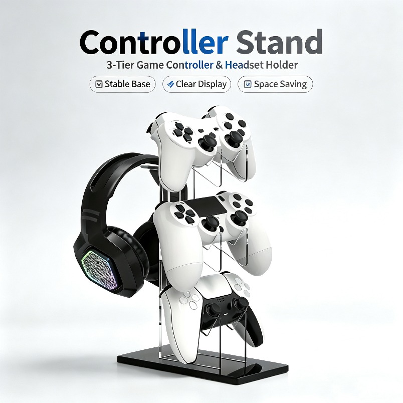 Controller Stand 3 Tier Headph - огляд і ціна Desk Setup Headphones