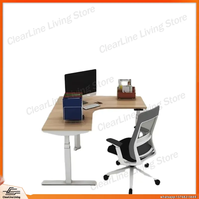 L Shaped Electric Height Adjus - огляд і ціна Desk Setup Designer