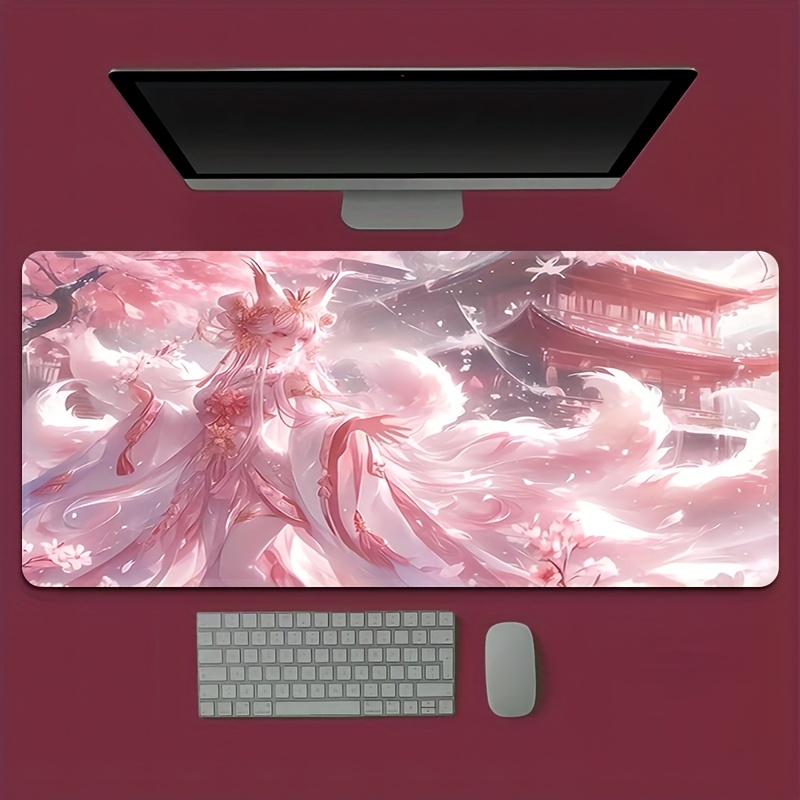 Anime Fox Girl Desk Mat, Exten - огляд і ціна Desk Setup Designer