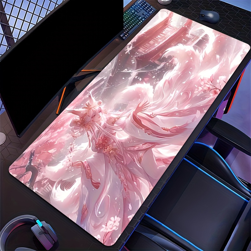 Anime Fox Girl Desk Mat, Exten - огляд і ціна Desk Setup Designer