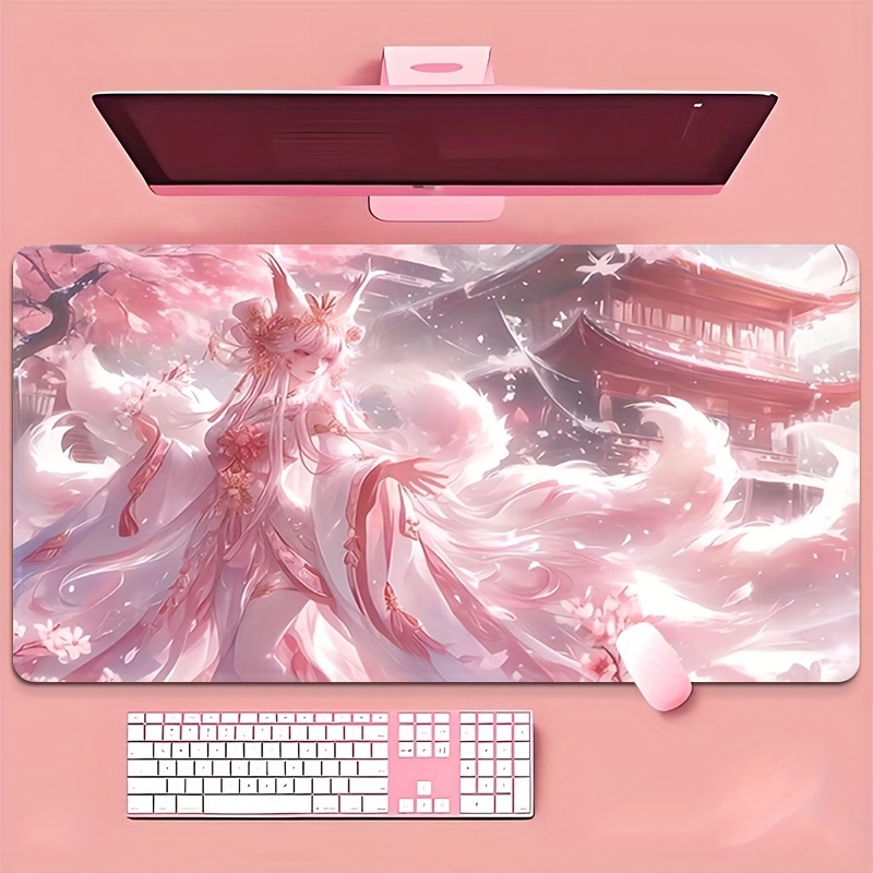 Anime Fox Girl Desk Mat, Exten - огляд і ціна Desk Setup Designer