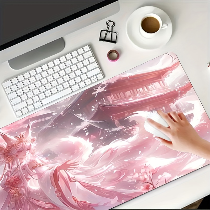 Anime Fox Girl Desk Mat, Exten - огляд і ціна Desk Setup Designer