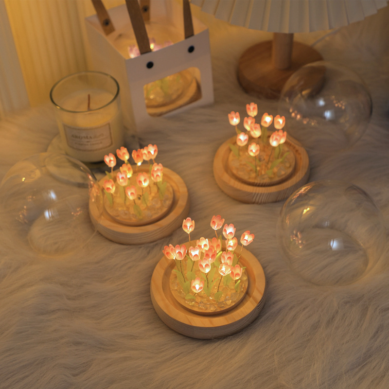 Handmade Tulip Night Lght Hand - огляд і ціна Desk Setup Light