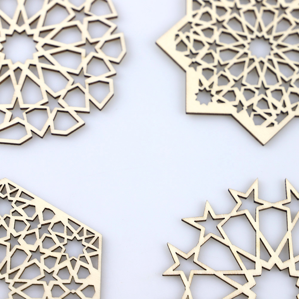 6pcs Stars Pattern Cup Mats He - огляд і ціна Desk Setup Equipment