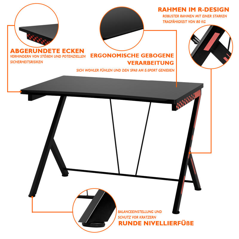 Modern Ergonomic Computer Desk - огляд і ціна Desk Setup Designer