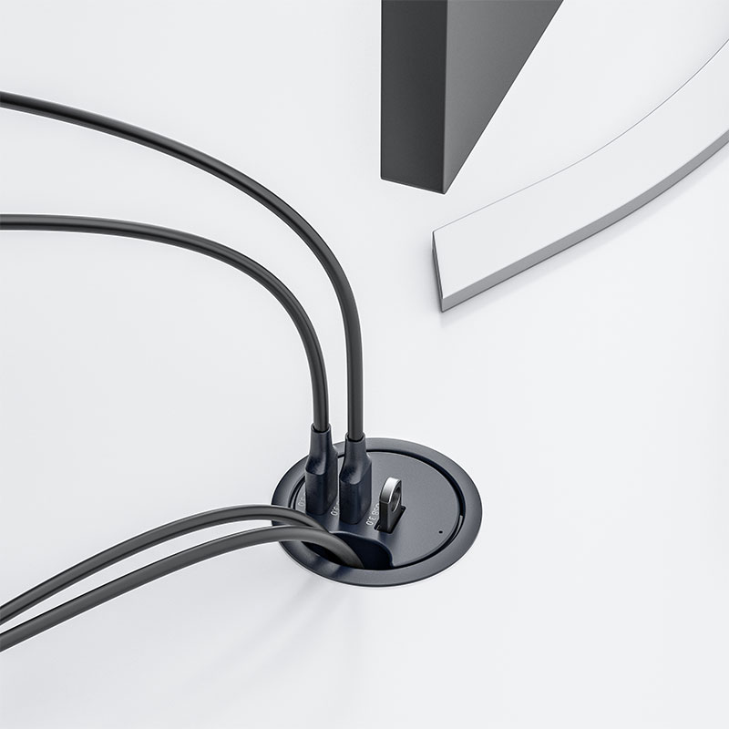 USB HUB 3.0 Mount In Desktop D - огляд і ціна Desk Setup Hub