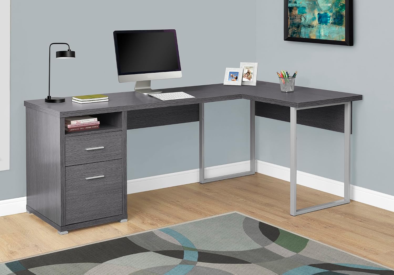 I 7257 Computer Desk, Home Off - огляд і ціна Work Desk Home Setup