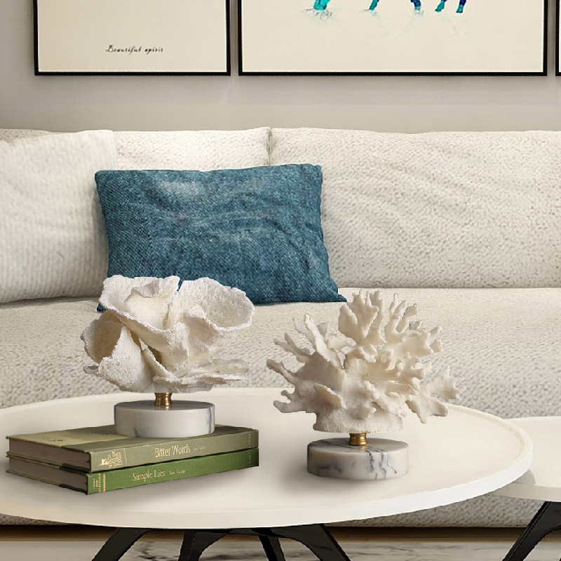 Nordic Style Simulated Coral R - огляд і ціна Desk Setup Minimalist