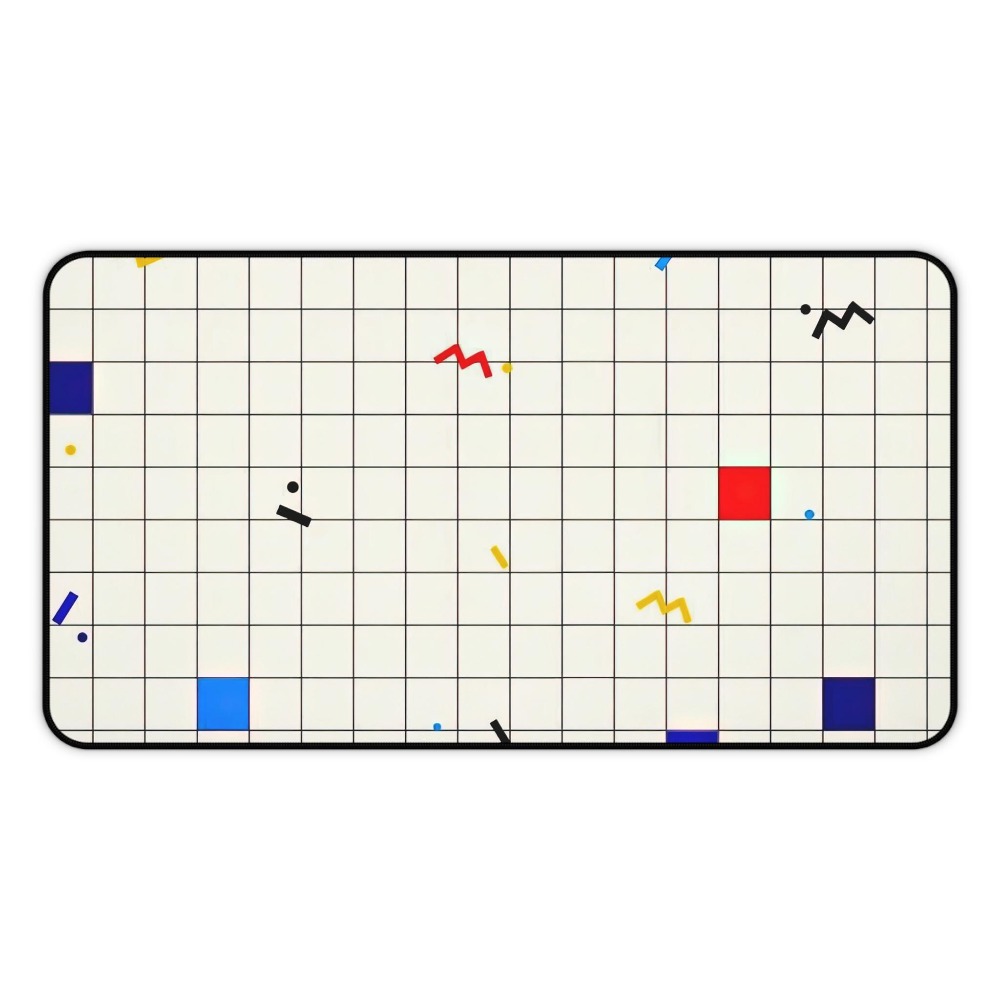 Retro Geometric Grid Desk Mat  - огляд і ціна Desk Setup Designer