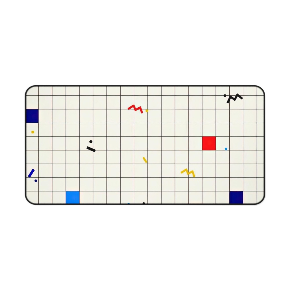 Retro Geometric Grid Desk Mat  - огляд і ціна Desk Setup Designer