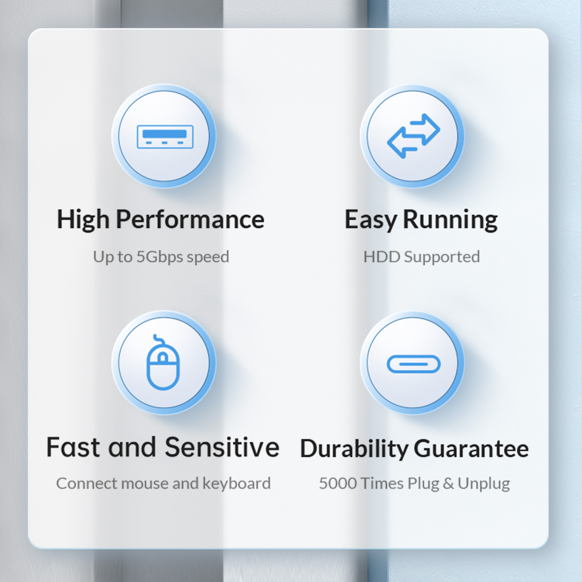 ORICO USB 3.0 Hub 3/4 Ports US - огляд і ціна Desk Setup Hub