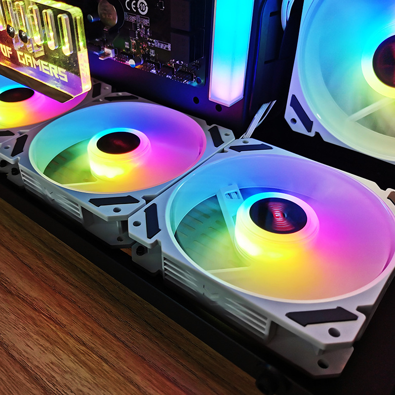ARGB 120mm Case Fan 5V 3PIN Mo - огляд і ціна Desk Setup Light