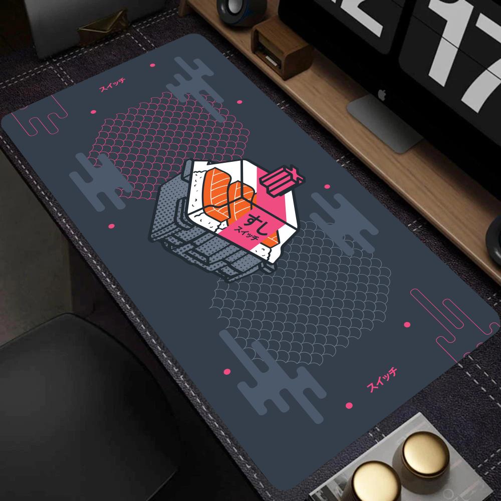 Tech Abstract Pattern Large Mo - огляд і ціна Work Desk Home Setup