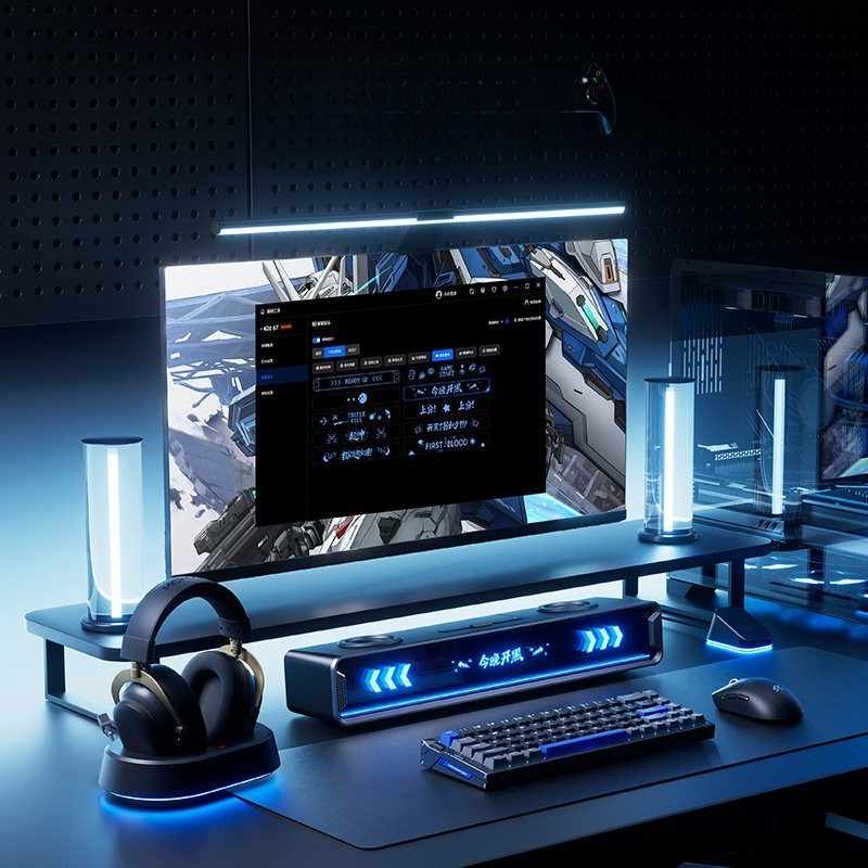K20 GT Full Screen Subtitle Sp - огляд і ціна Desk Setup With Speakers