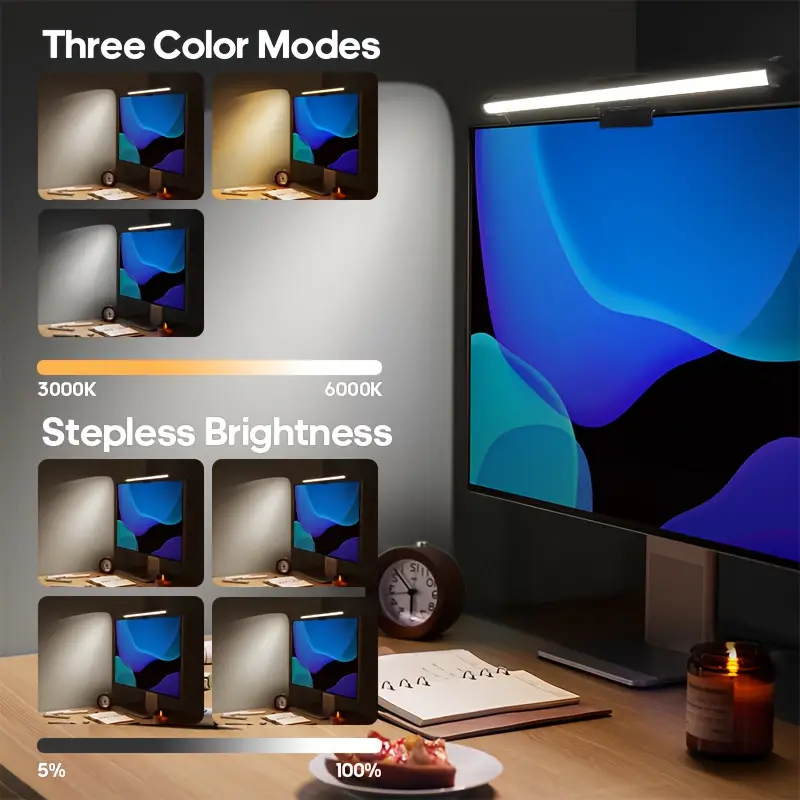 Led Monitor Light Bar Computer - огляд і ціна Desk Setup Light